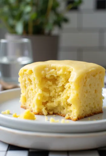 Kriške kukuruznog kruha s jogurtom, rustikalno serviranje