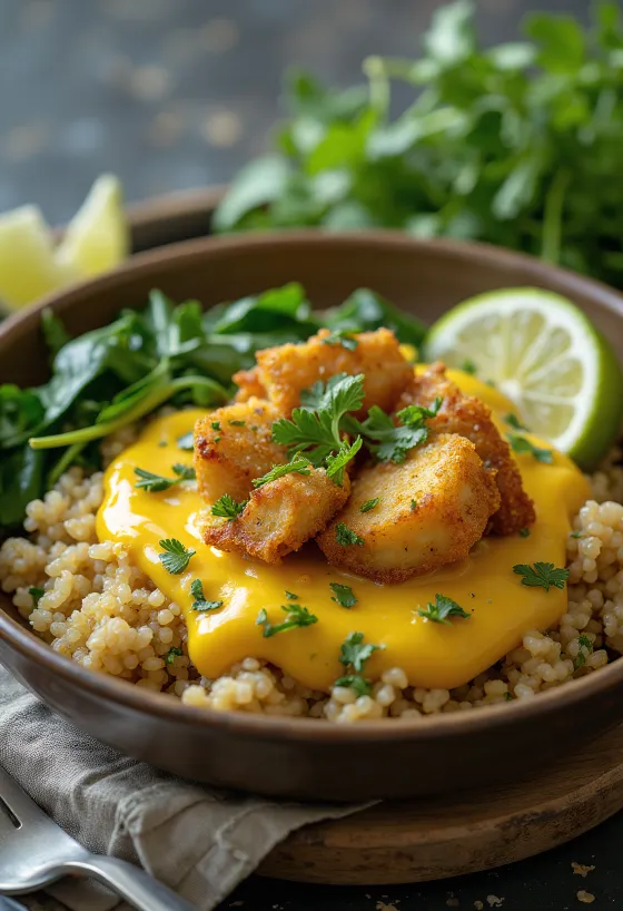 Curry kvinoja s tofuom i špinatom