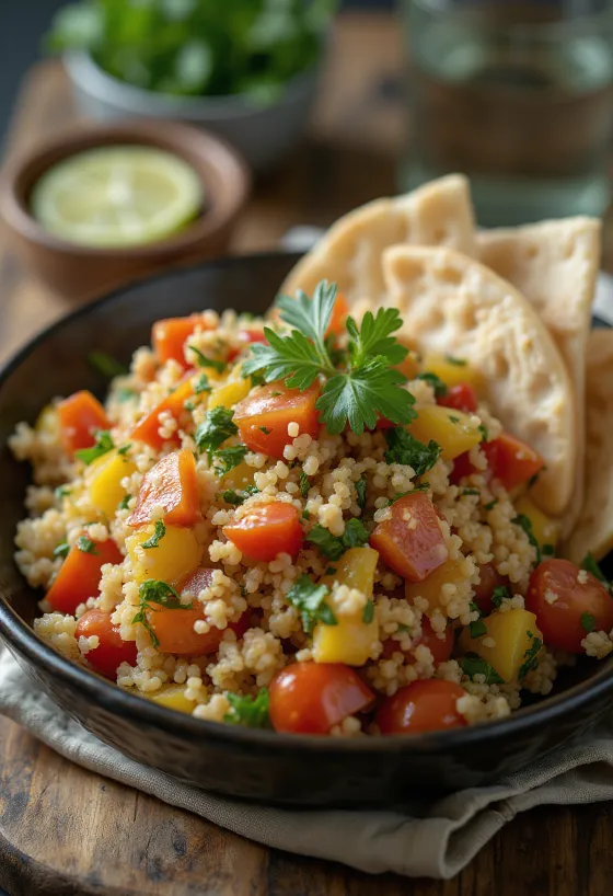Tabbouleh sa svježim peršinom i mentom