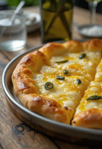 Pizza all’Olio s ekstra djevičanskim maslinovim uljem i svježim začinskim biljem
