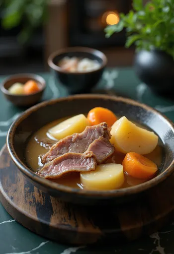 Toplo varivo Niku jaga s junetinom, krumpirom i mrkvom