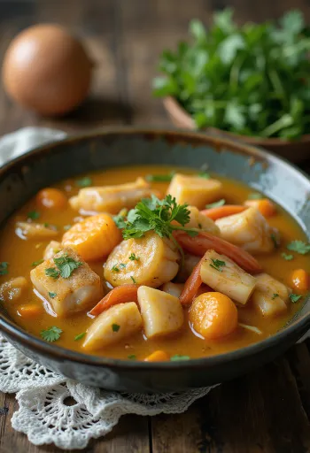 Sancocho de pescado, karipska riblja juha s plodovima mora i povrćem