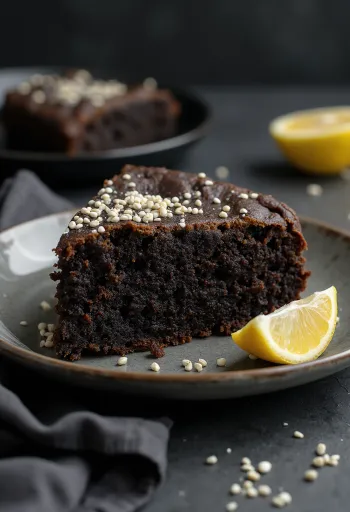 Keto torta od maka poslužena