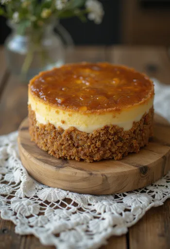 Medena torta ukrašena orasima