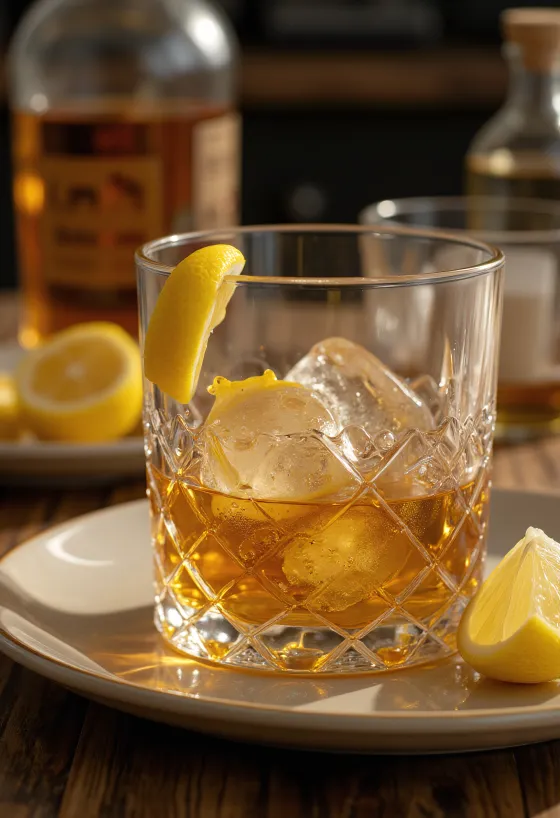 Mézes whiskey u čaši