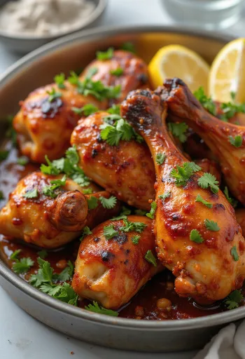Tandoori piletina poslužen s naan kruhom i salatom