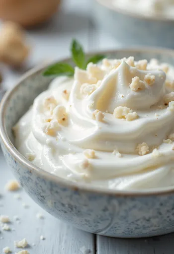 Umak od jogurta i vrhnja s mentom poslužen