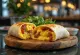 Burrito za doručak punjen jajima, slaninom i sirom