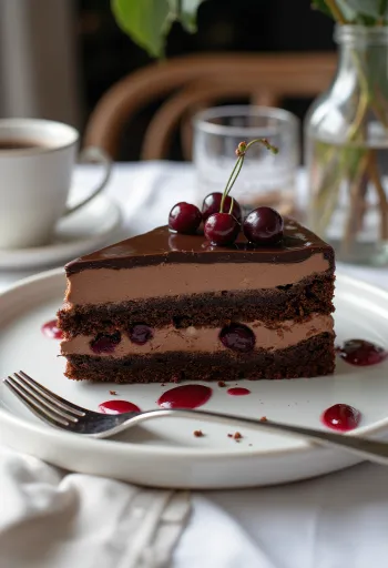 Lúdláb torta poslužena