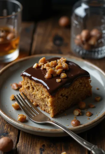 Torta od kestena s rumom, ukrašena