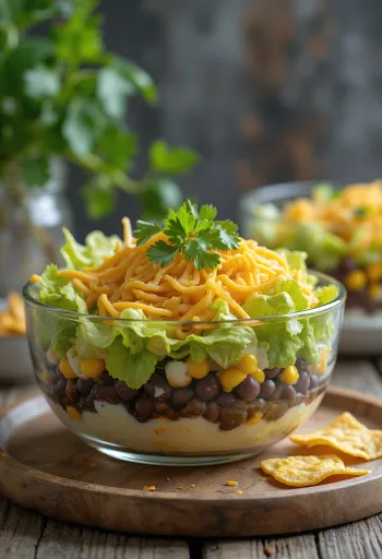 Taco salata poslužena