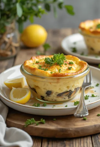 Torta Capixaba sa sururu školjkama, ukrašena svježim korijanderom