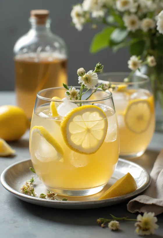 Ledeni cider s bazgom s ledom