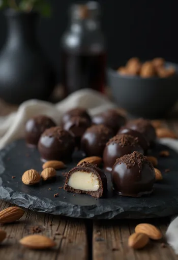 Marcipan praline poslužene