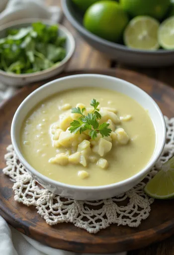 Kremasti curry umak s kokosom u zdjelici.