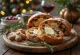 Stollen s medenjacima narezan na kriške, posut šećerom u prahu