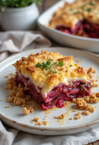 Veganska musaka od patlidžana s ciklom