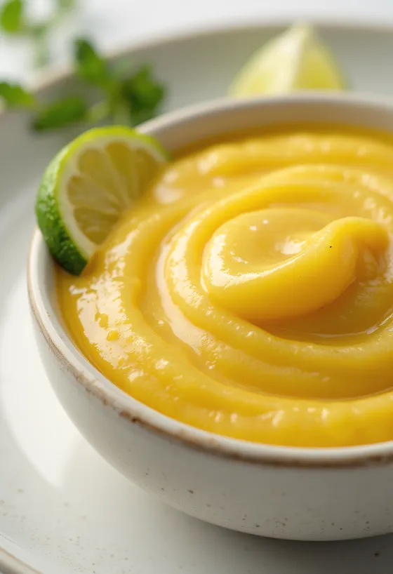 Curry umak s limetom i đumbirom poslužen