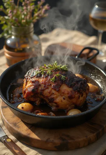 Pečeno meso bivola s ružmarinom i crnim vinom