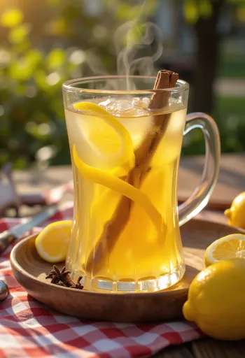 Cider od limuna u šalici