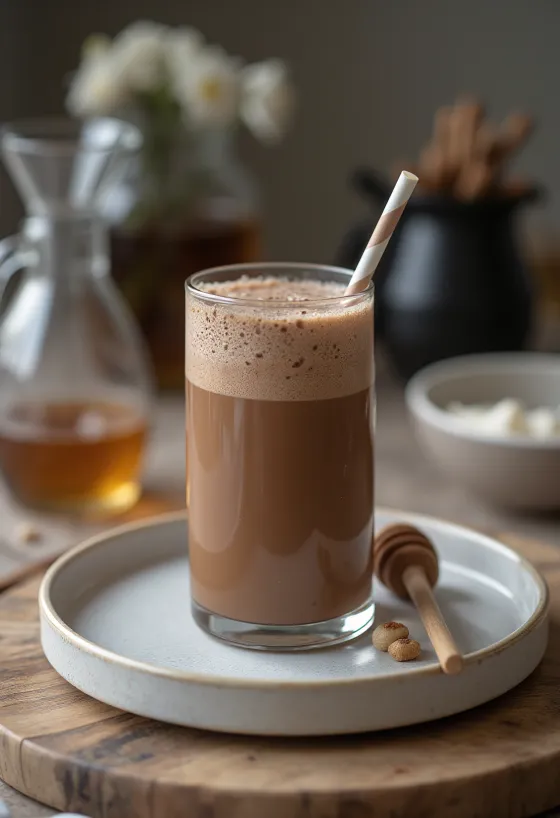 Čokoladni shake u čaši