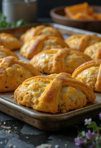Poslužene pogačice od batata