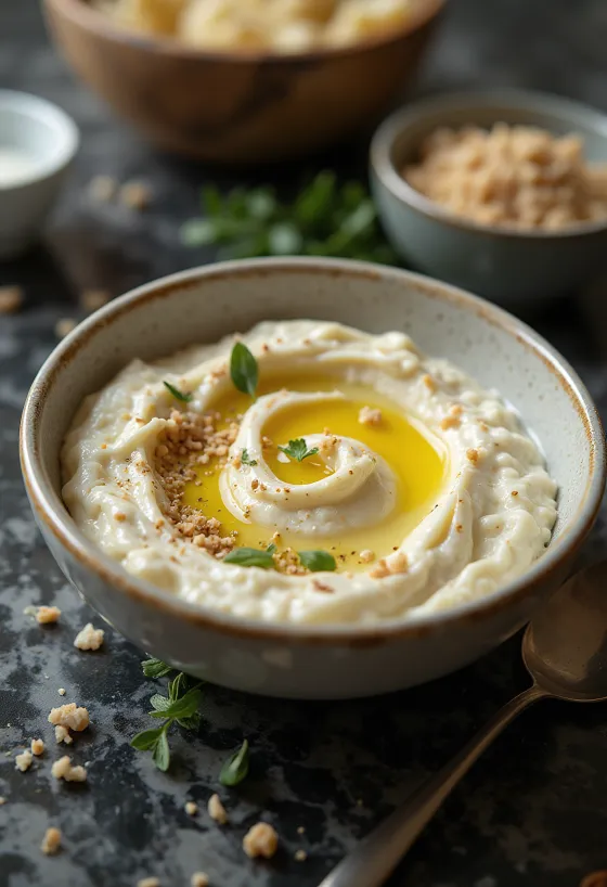 Namaz od patlidžana s tahini umakom poslužen