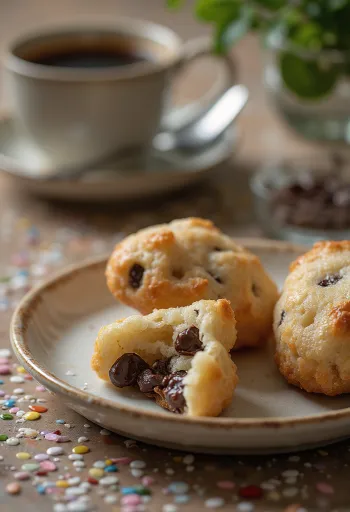 Puto s čokoladom, svježe pečen