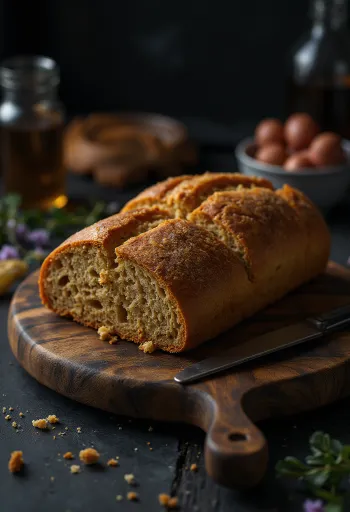 Svježe pečeni anadama kruh