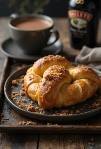 Perec s Baileysom serviran