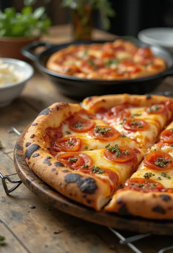 Detroit Style Pizza četvrtasta, debela i hrskava