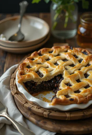 Pita od meda i maka servirana