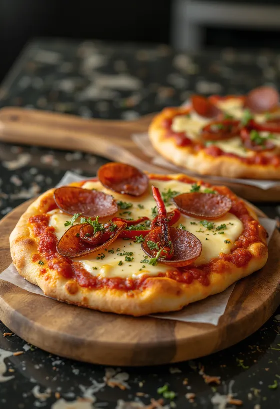 Diavola pizza s gorgonzolom i čilijem