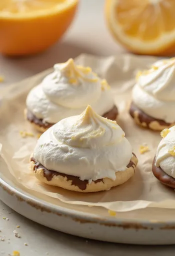 Medene puslice s narančom servirane