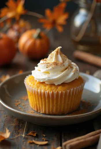 Cupcake od bundeve s kremom od mascarponea i cimeta