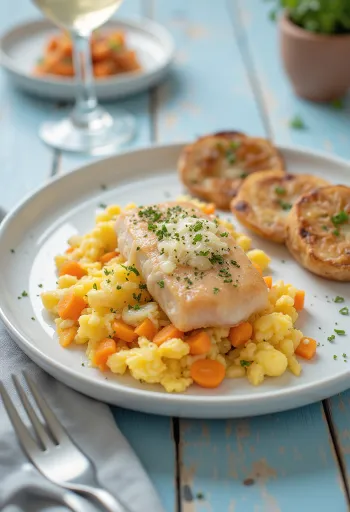 Bacalhau à Brás na tanjuru, miješaju se riba, jaje i začinsko bilje