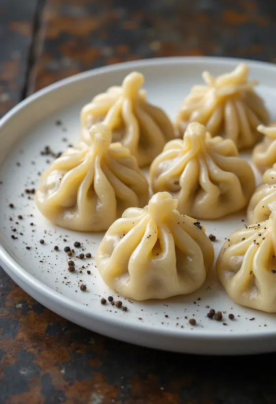 Khinkali poslužen