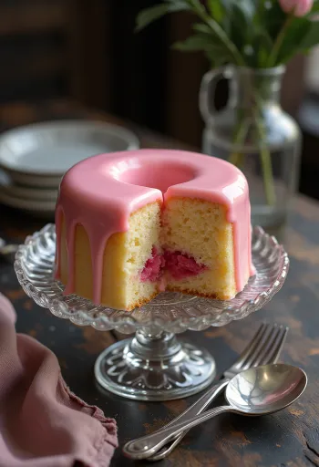 Punč torta servirana