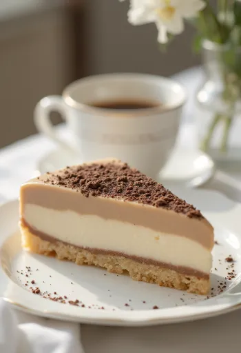 Pjenasta torta od kestena u elegantnom posluživanju