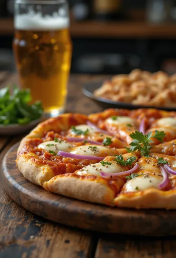 Kimchi pizza s korejskim kimchijem i gochujang umakom