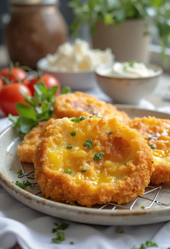 Pohani patlidžan u hrskavom omotaču, pečen do zlatno-smeđe boje