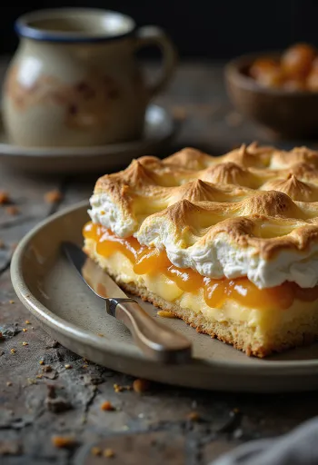 Rákóczi torta sa svježim sirom servirana