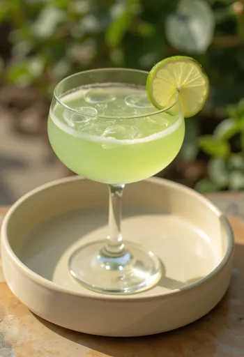 Daiquiri koktel ukrašen kriškom limete
