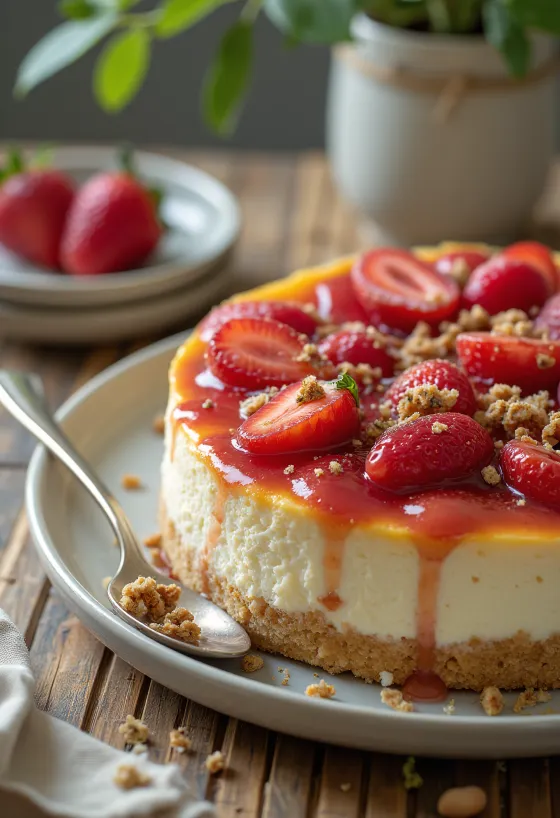 Bezglutenski cheesecake sa svježim voćem