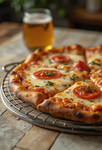 New York Style Pizza s tankim tijestom i velikim kriškama