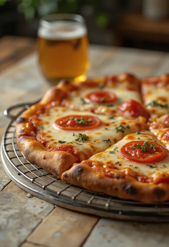 New York Style Pizza s tankim tijestom i velikim kriškama