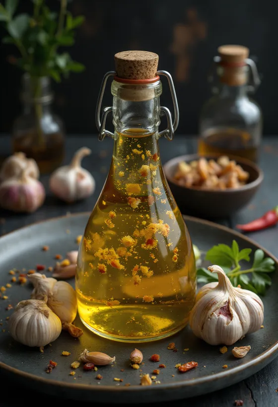 Ljuti umak od češnjaka poslužen