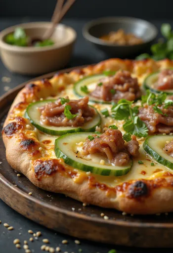 Peking Duck Pizza s kineskom pekinškom patkom i hoisin umakom