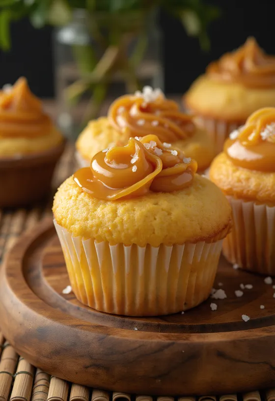 Cupcake s preljevom od slane karamele