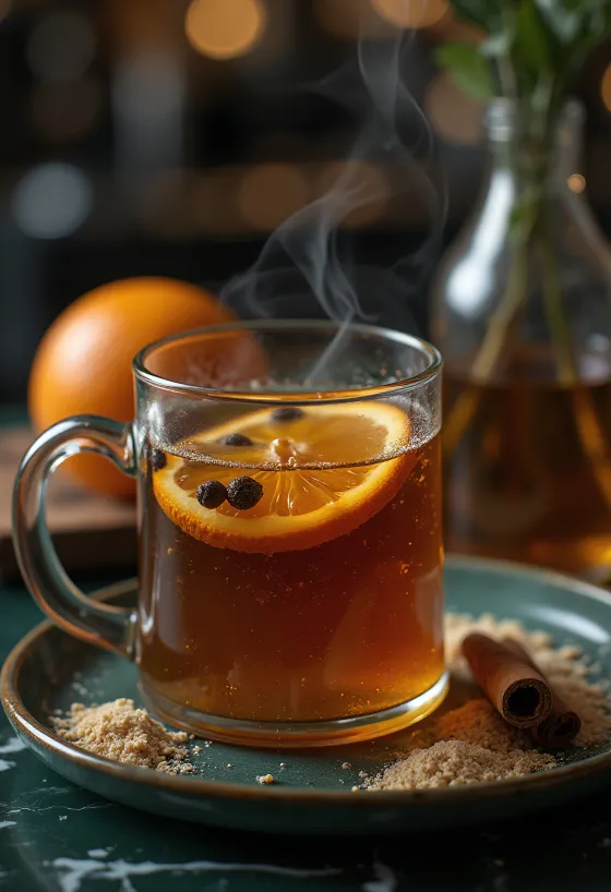 Cider s klinčićem u šalici